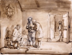 “St. John the Baptist in Prison Receives Christ’s Answer,” Samuel van Hoogstraten (1627-1678)