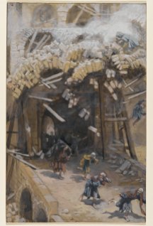 "The Tower of Siloam (Le tour de Siloë)" (1886-1896), by James Tissot (1836-1902). The Brooklyn Museum.