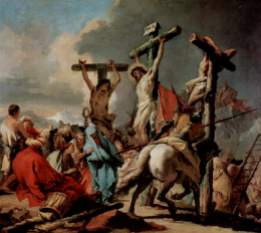 "Christ on the Cross" (ca. 1745-1750), by Giovanni Battista Tiepolo (1696-1770). St. Louis Art Museum.