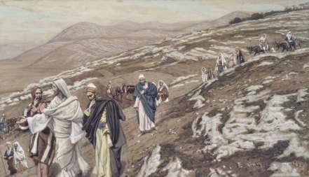 "Jesus Traveling (Jésus en voyage)" (1886-1896), by James Tissot (1836-1902). The Brooklyn Museum. Public Domain.