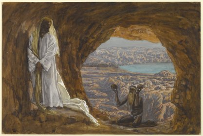 "Jesus Tempted in the Wilderness" (1886-1894), by James Tissot (1836-1902). Brooklyn Museum. Public Domain.