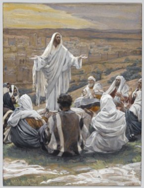 "The Lord's Prayer/Le Pater Noster" (1886-1894), by James Tissot (1836-1902). The Brooklyn Museum. Public Domain.