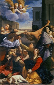 "Massacre of the Innocents" (1611), by Guido Reni (1575-1642). Pinoteca Nazionale Bologna. Public Domain.