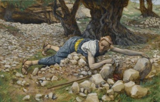 "The Hidden Treasure" (1886-1896) by James Tissot (1836-1902). The Brooklyn Museum. Public Domain.