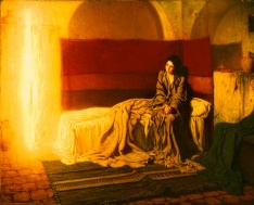 "The Annunciation" (1898) by Henry Ossawa Tanner (1859-1937). The Philadelphia Museum of Art. Public Domain.